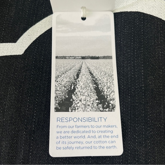 Cotton USA Dark Denim Shoulder Tote Bag NWT - Picture 13 of 13